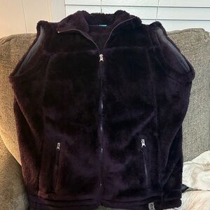 Plush Purple Fleece Vest